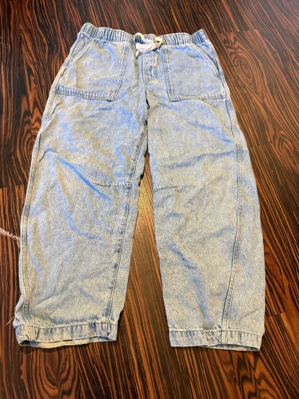 Gap Supersoft pull-on barrel jeans